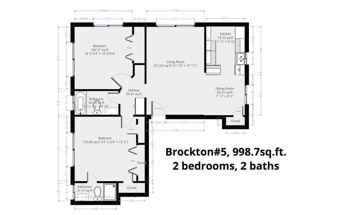 Floor plan, Unit 5