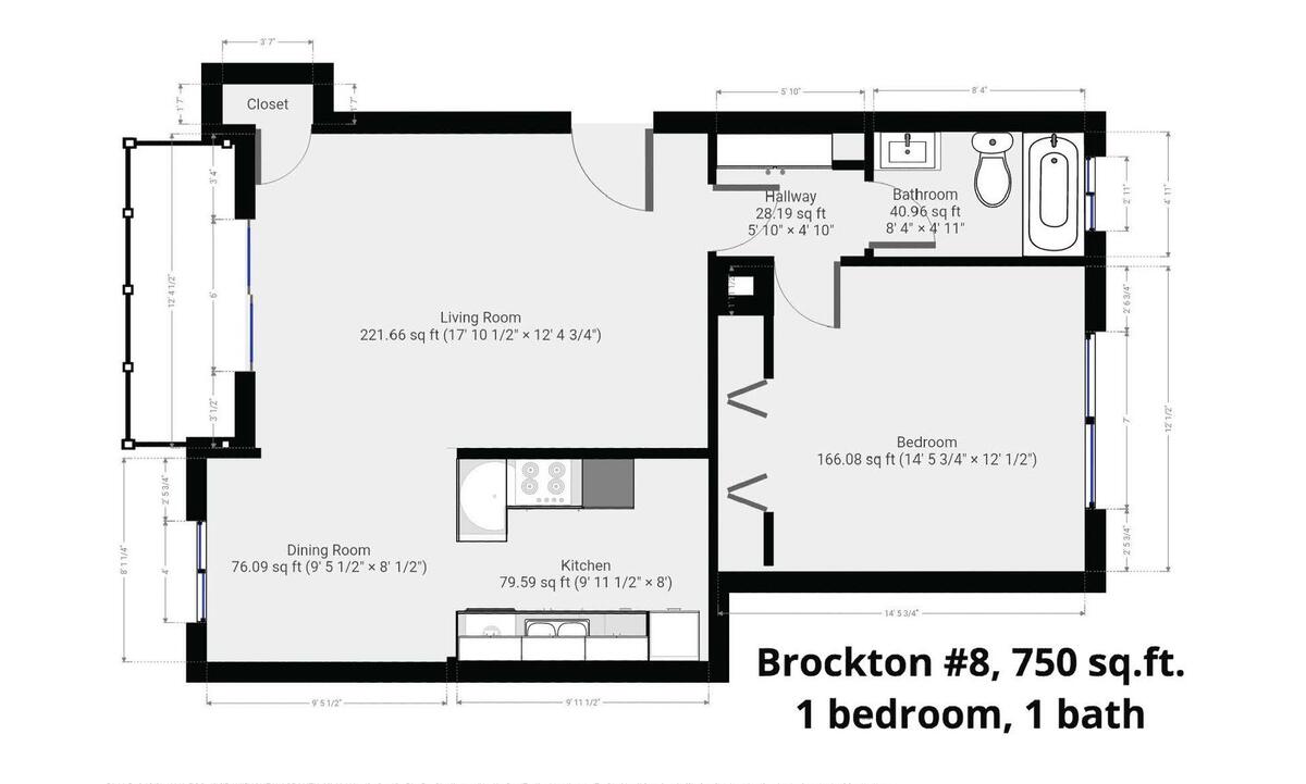 Floor plan, Unit 8