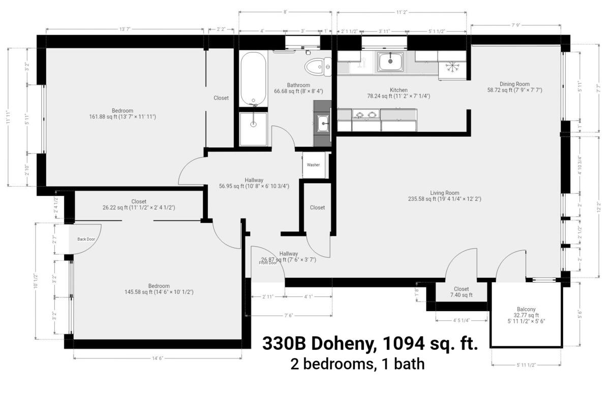 Floor plan, 330 B